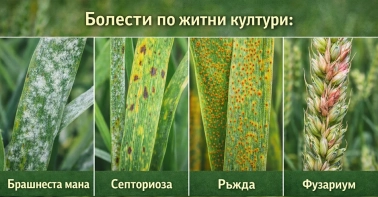 Гъбни болести по земеделските култури
